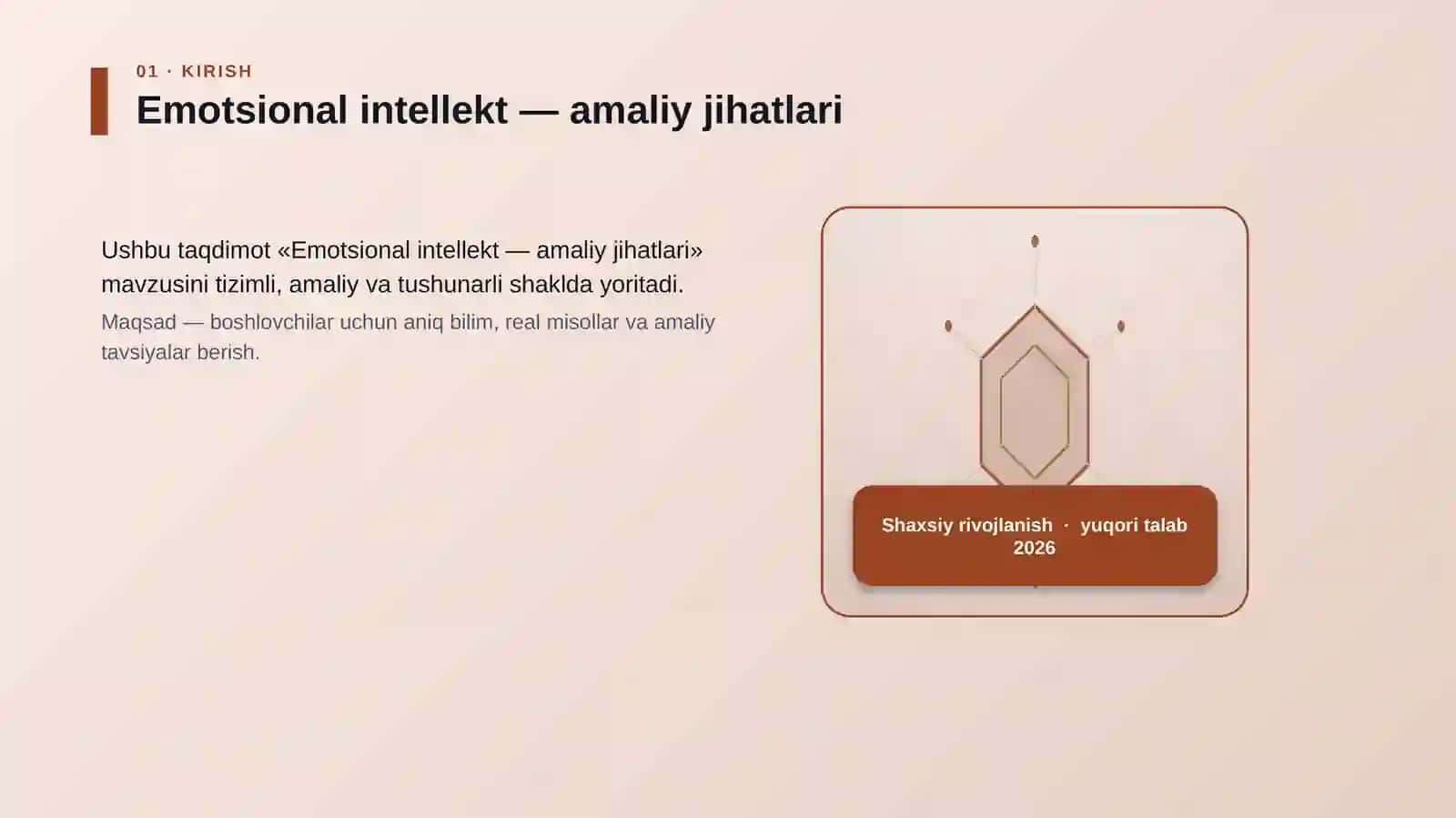 Emotsional intellekt — amaliy jihatlari 3