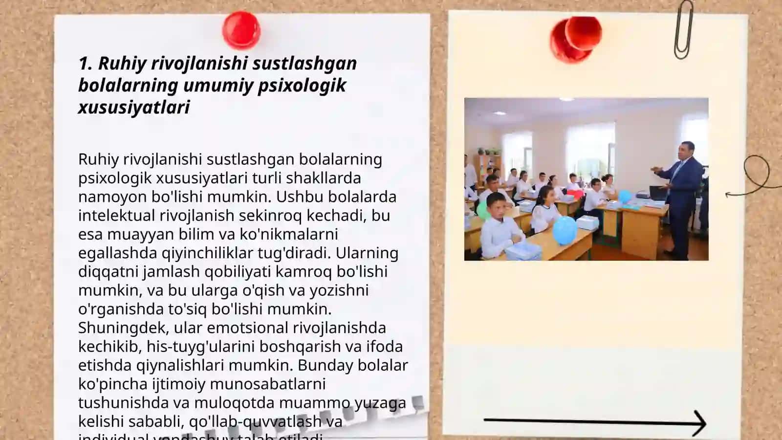 Oʻquv faoliyatida ruhiy rivojlanishi sustlashgan bolalarning psixologik xususiyatlari 3