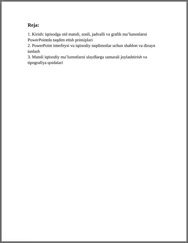 MICROSOFT OFFICE POWERPOINT DASTURLARI 3