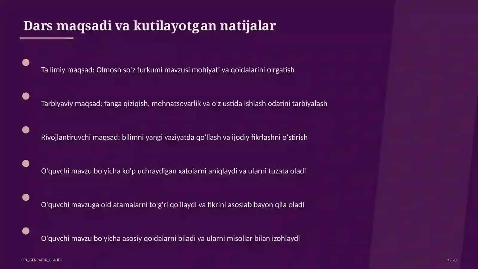 Olmosh so'z turkumi (4-sinf) 3