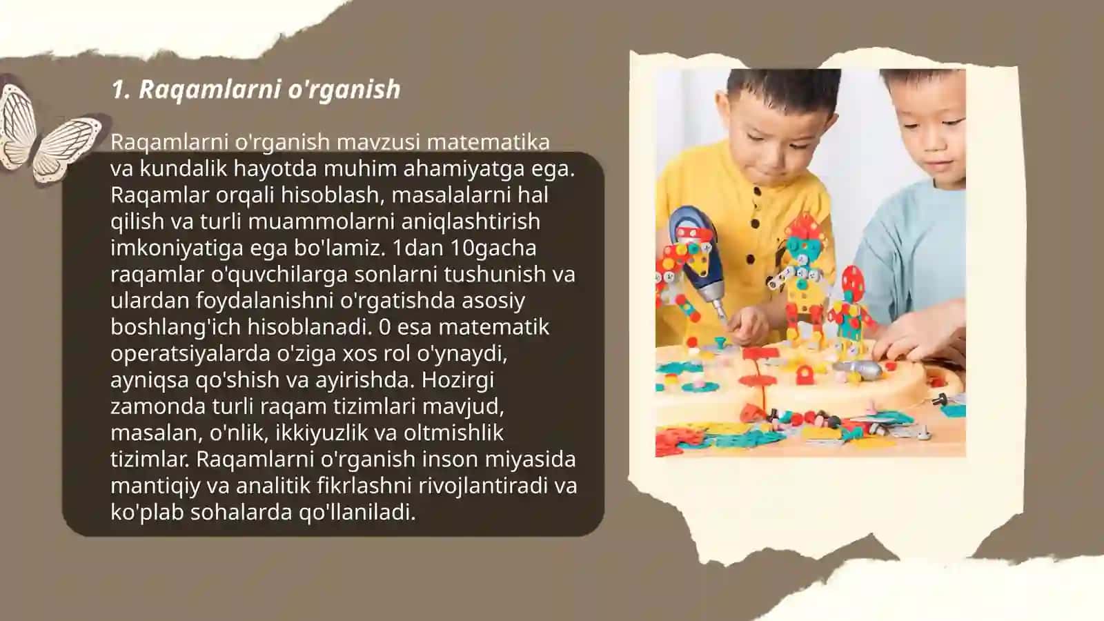 Raqamlarni o'rganish 3