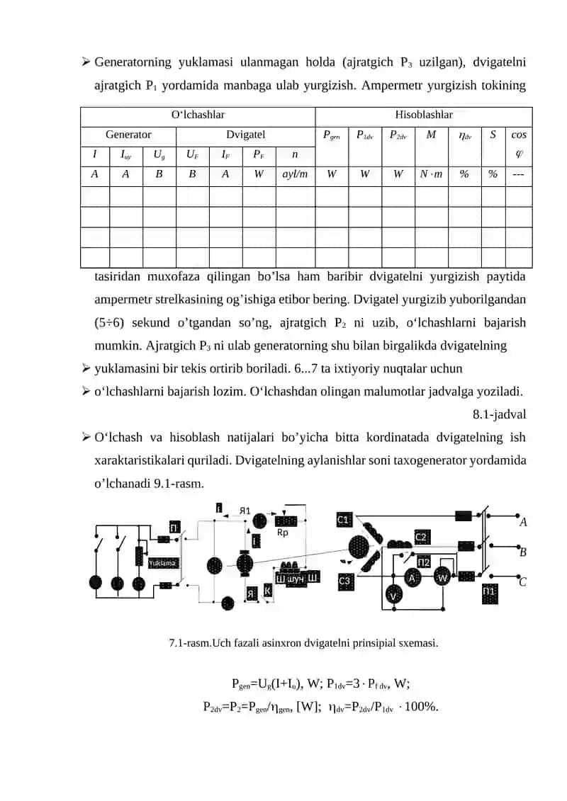 QISQA TUTASHTIRILGAN ROTORLI ASINXRON MATORNING MEXANIK XARAKTERISTIKALARI O‘RGANISH 3