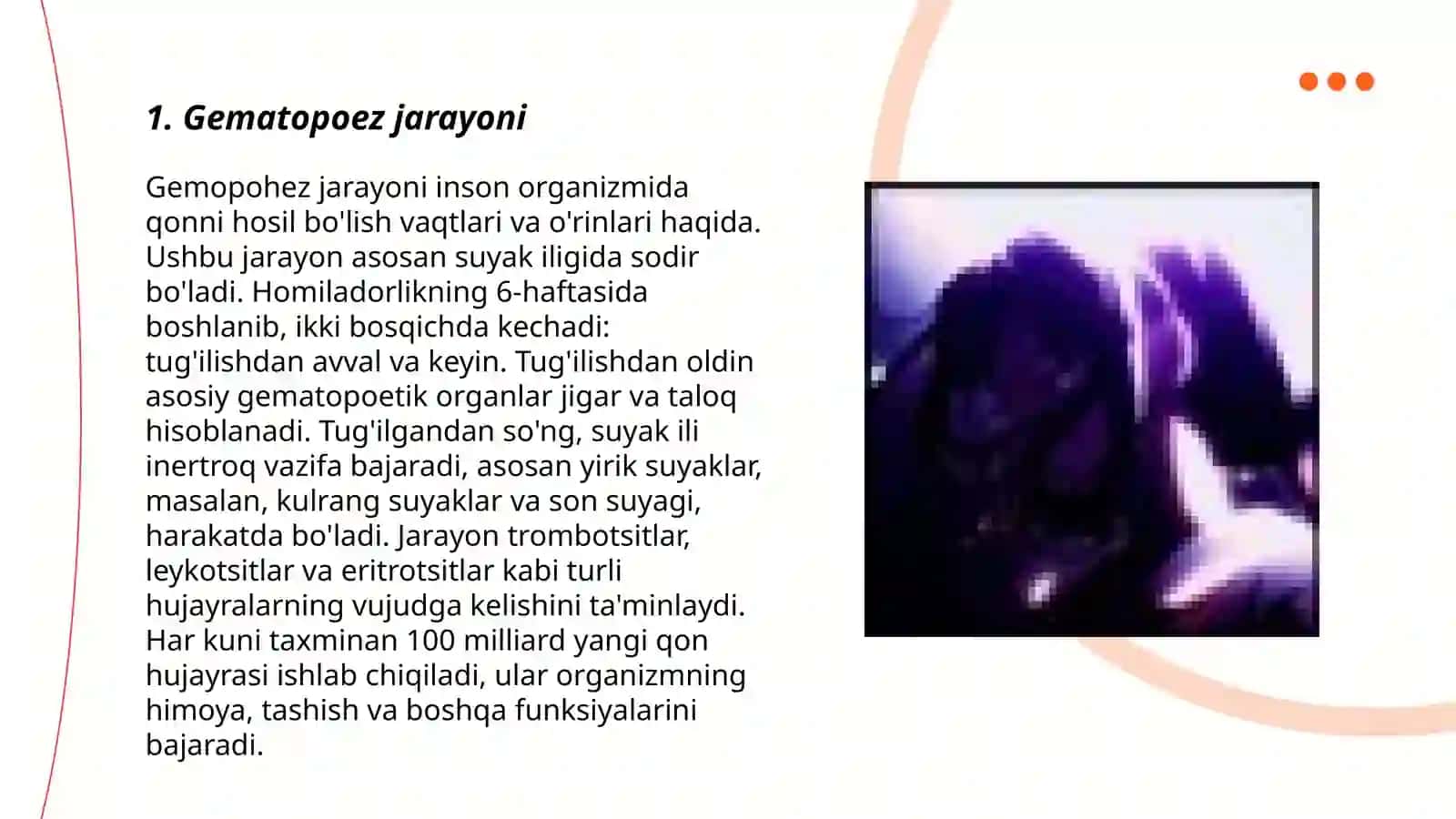Gematopoez jarayoni 3