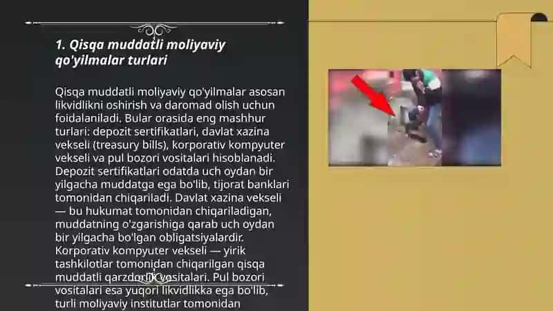 Qisqa muddatli moliyaviy qo'yilmalar hisobi 3