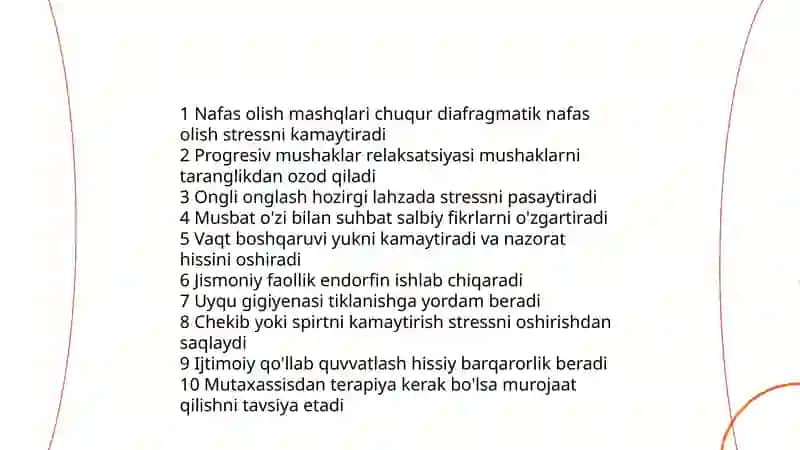 Psixologik muammoning azob-uqubatlarini yengillashtirish 3
