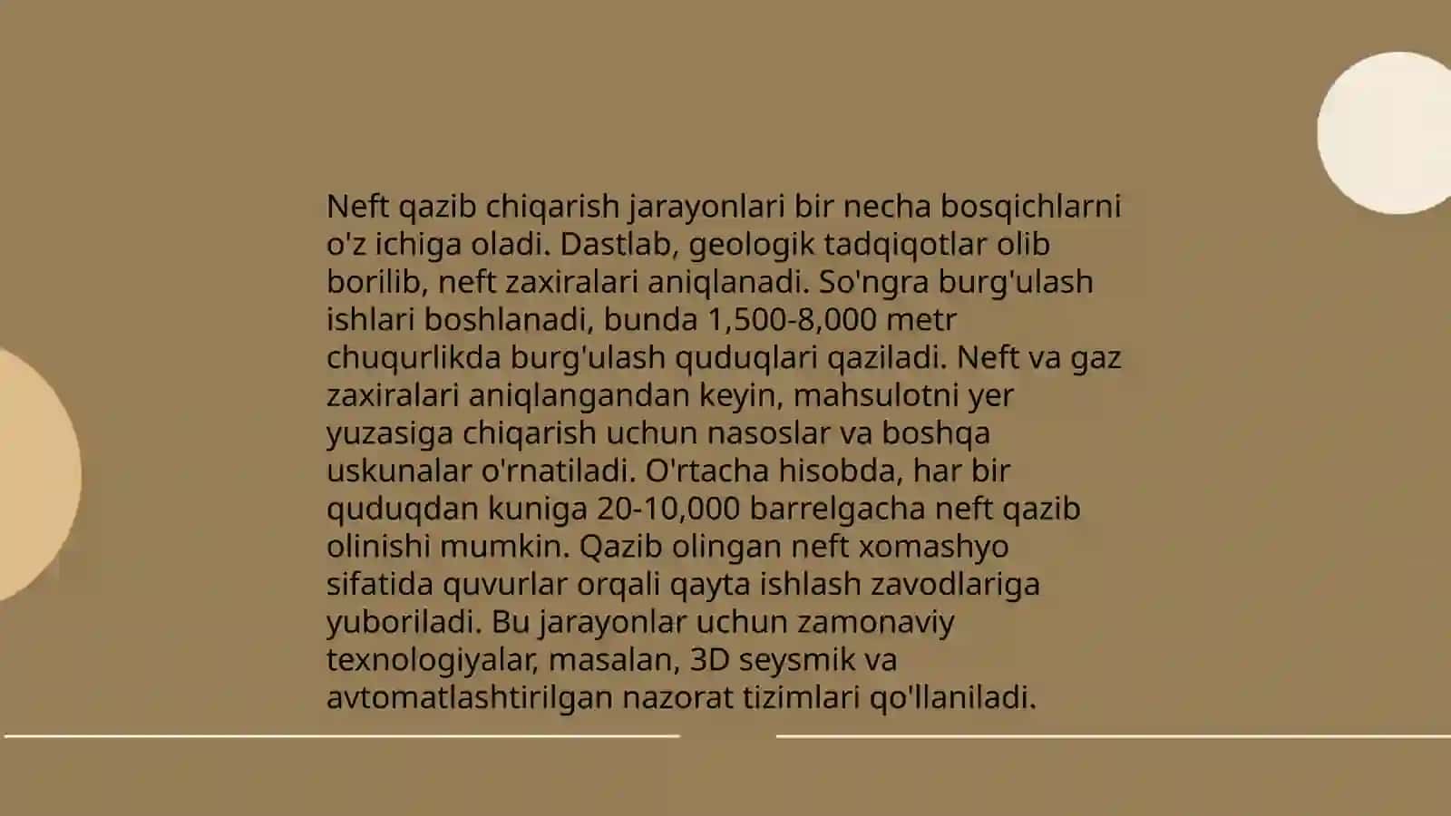 Neft konlarini joriy ishlash xolatini taxlili 3