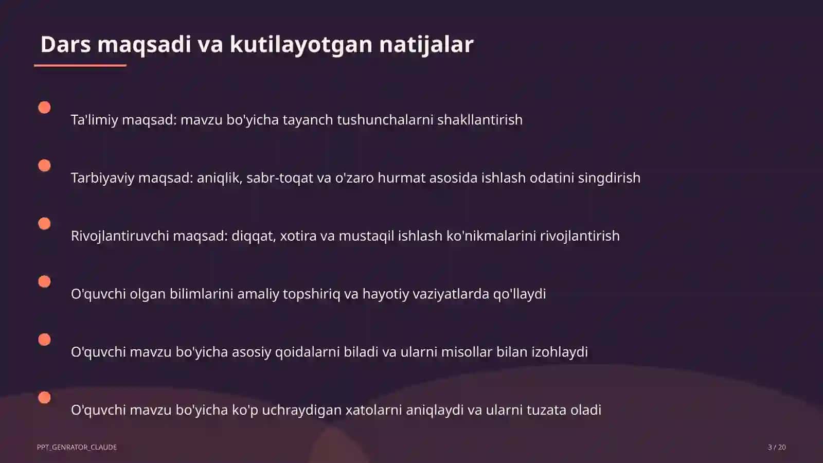 O'qituvchilar uchun: raqamli ta'lim texnologiyalari — takrorlash darsi uchun 3