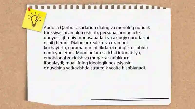 Abdulla Qahhor asarlarida nutq va notiqlik masalalari 3