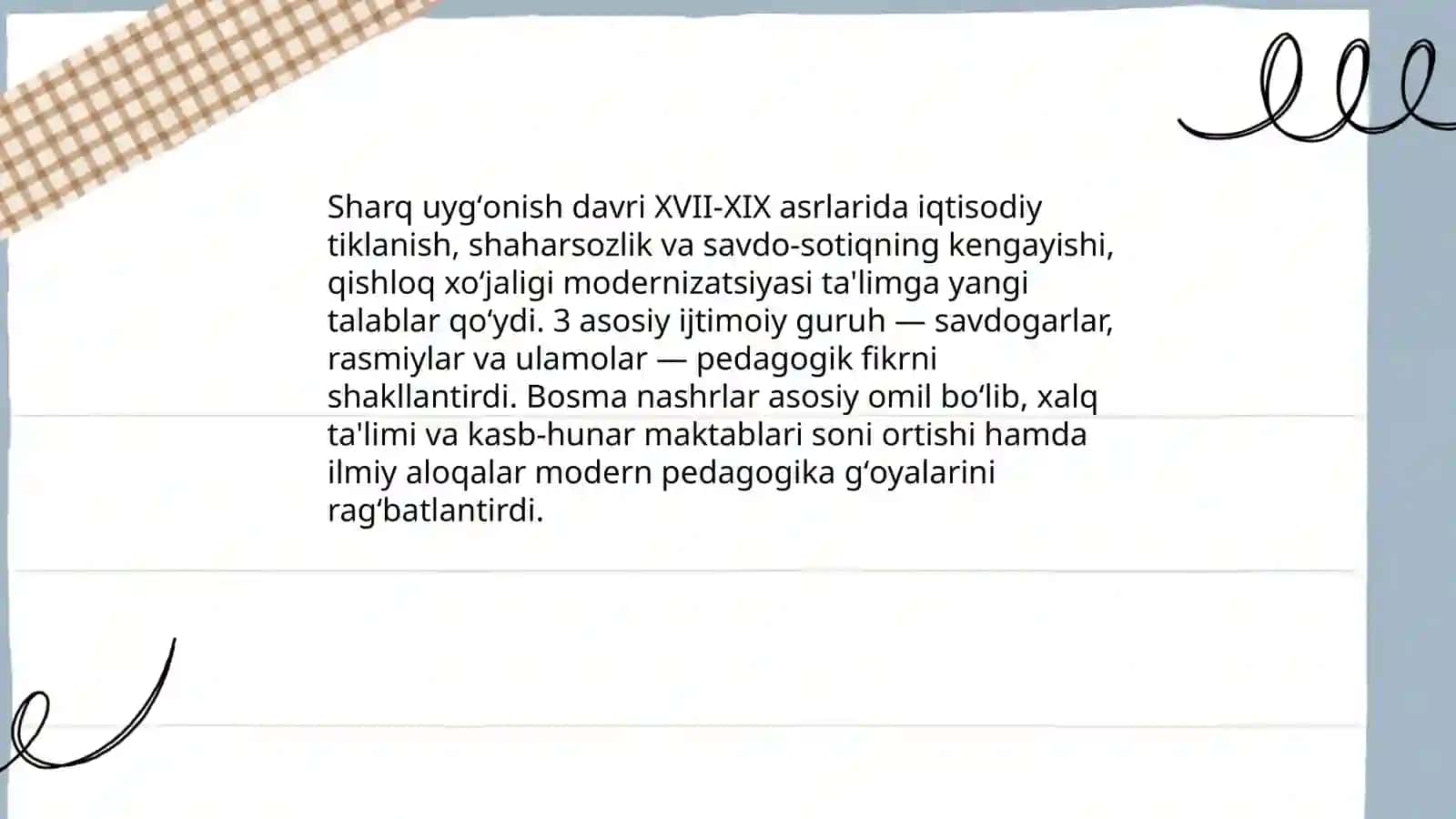 Sharq uygʻonish davrida pedagogik fikrlarning rivojlanishi 3
