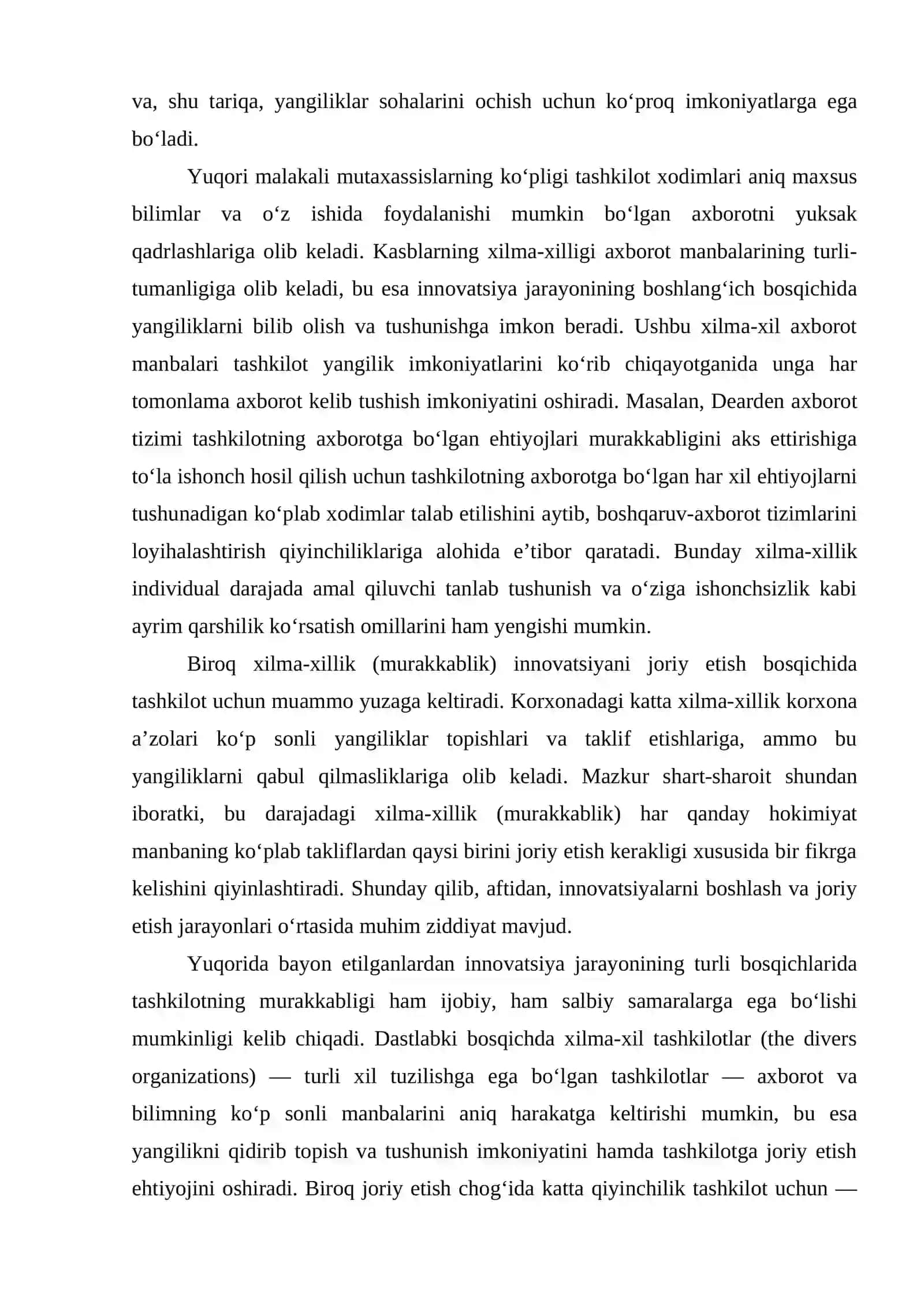 Innovatsion faoliyatning tadbirkorlik obyekti sifatidagi ahamiyati 3