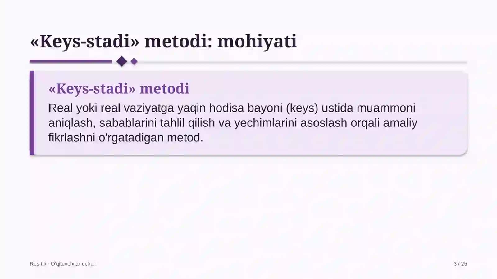 rus tili darslarida keys stadi metodidan foydalanish 8327 3
