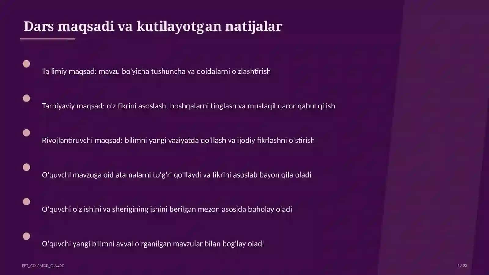 Relyef shakllari: tog'lar va tekisliklar (5-sinf) 3