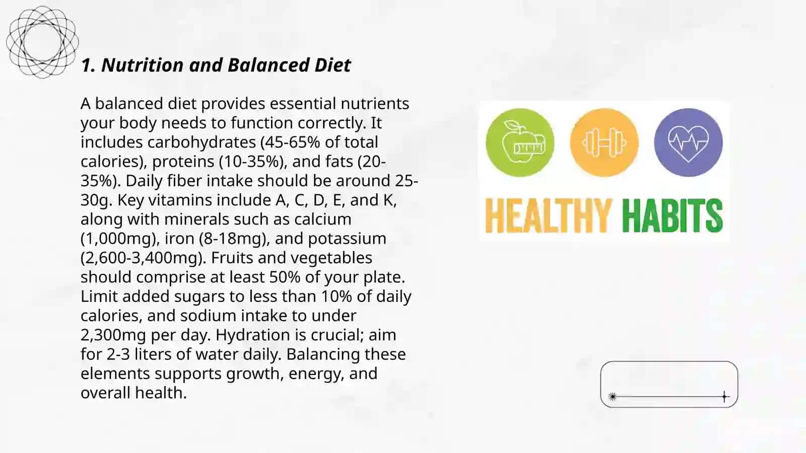 Keeping healthy 3