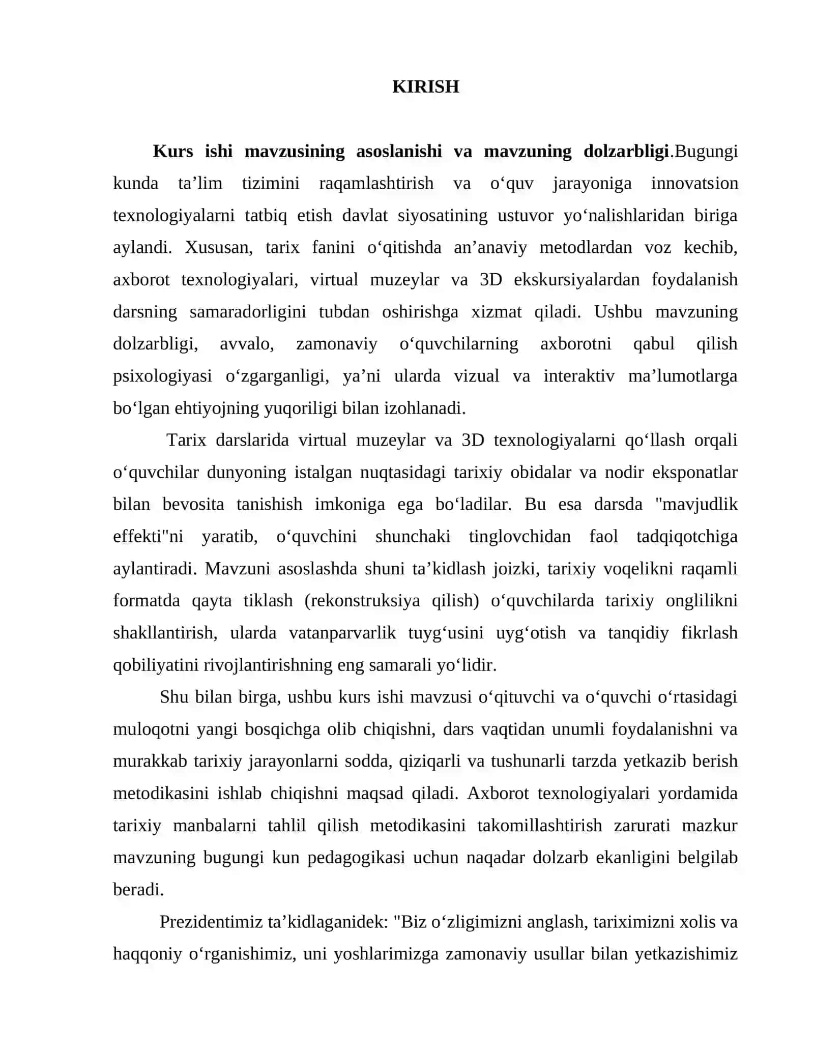 Tarix fanini o’qitishda axborot texnologiyalardan foydalanish 3