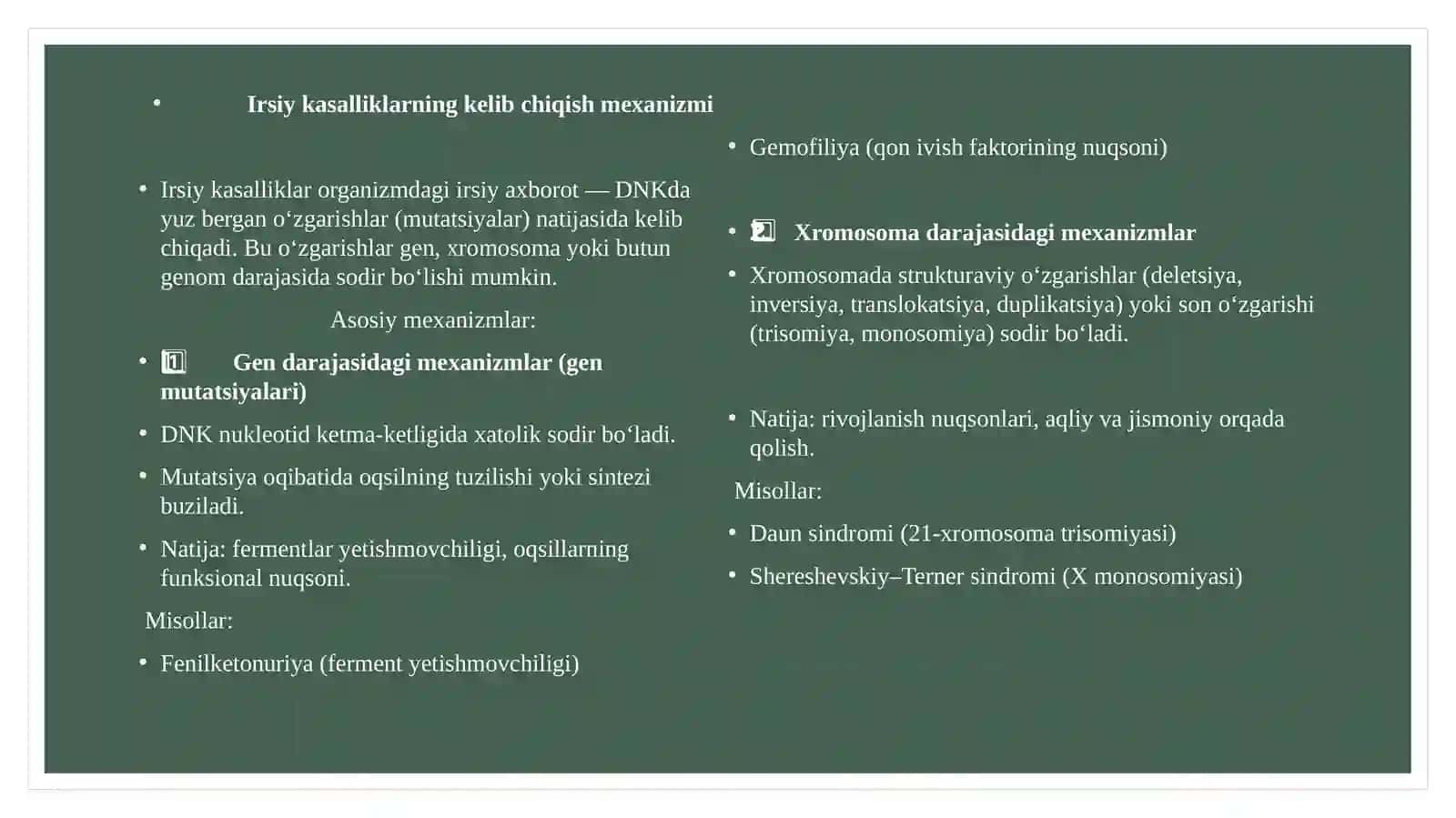 Tibbiy biologiya va umumiy genetika 3