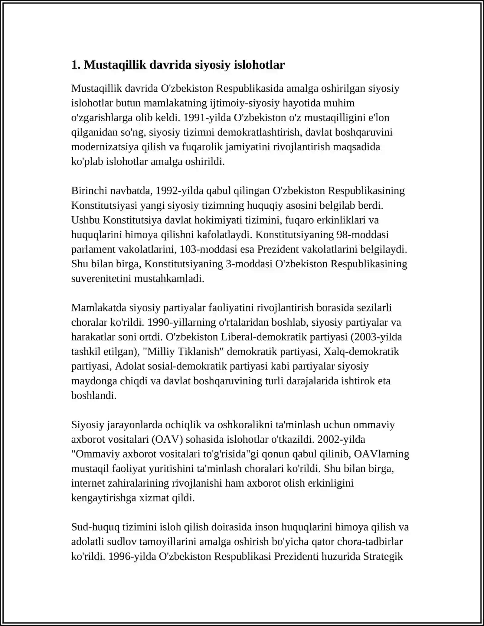 O'ZBEKISTONNING ENG YANGI TARIXI 3