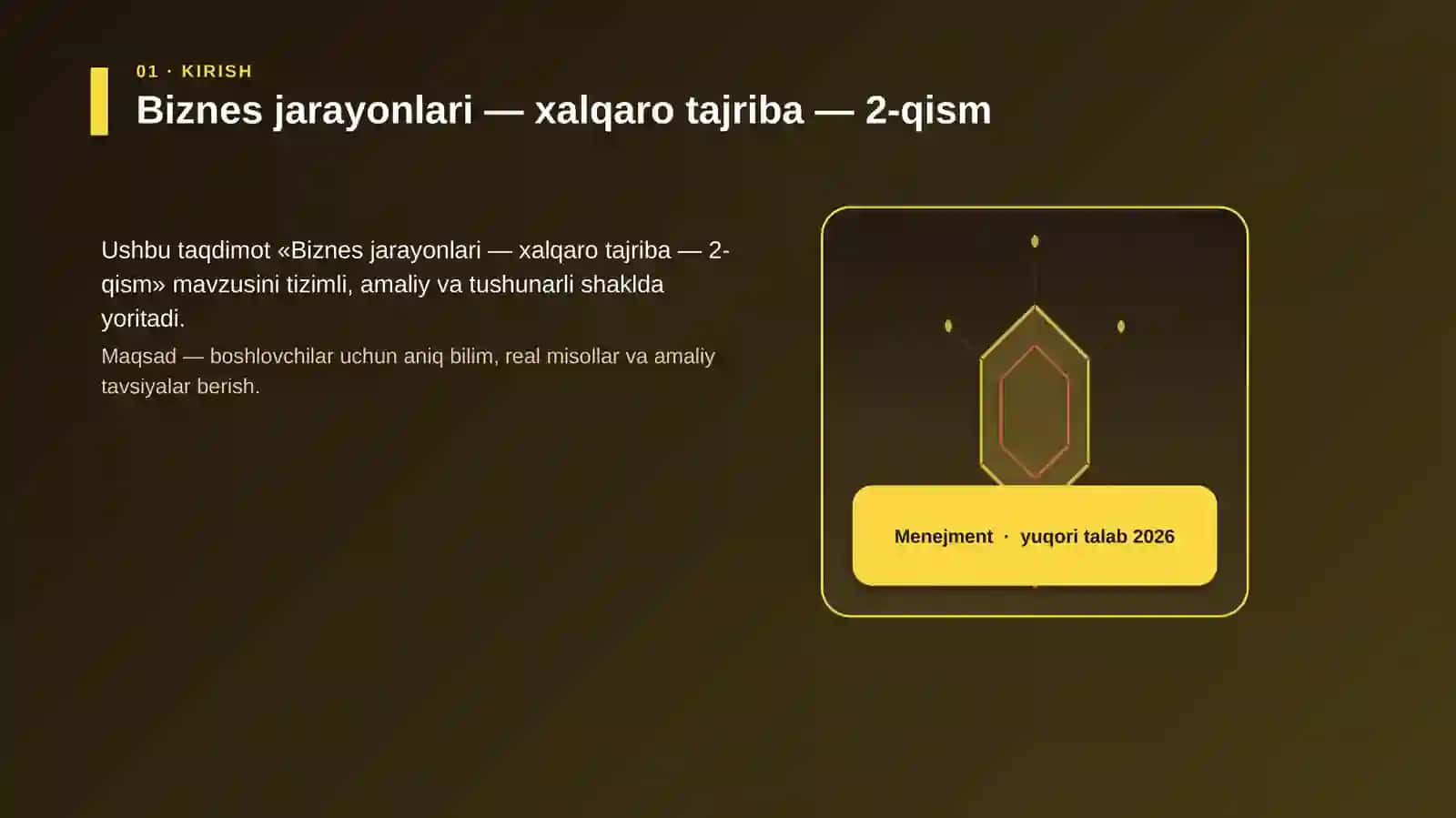 Biznes jarayonlari — xalqaro tajriba — 2-qism 3