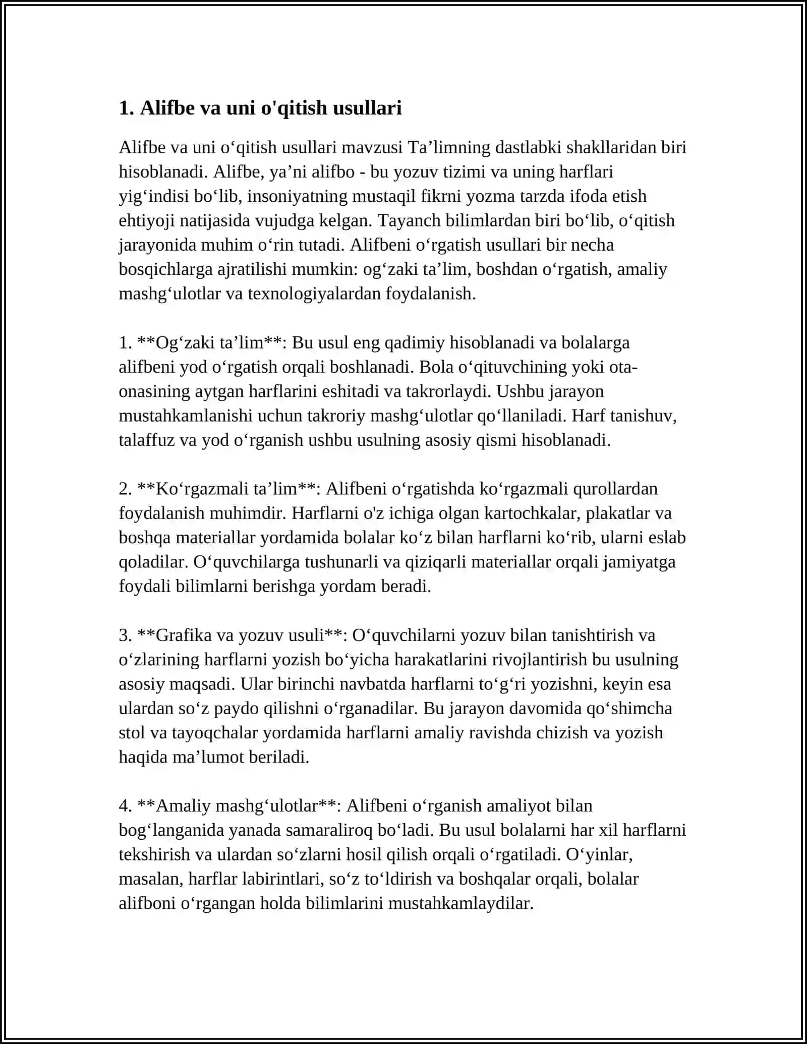 BOSHLANG'ICH SINFLARDA ONA TILI O'QITISH MAZMUNI 3