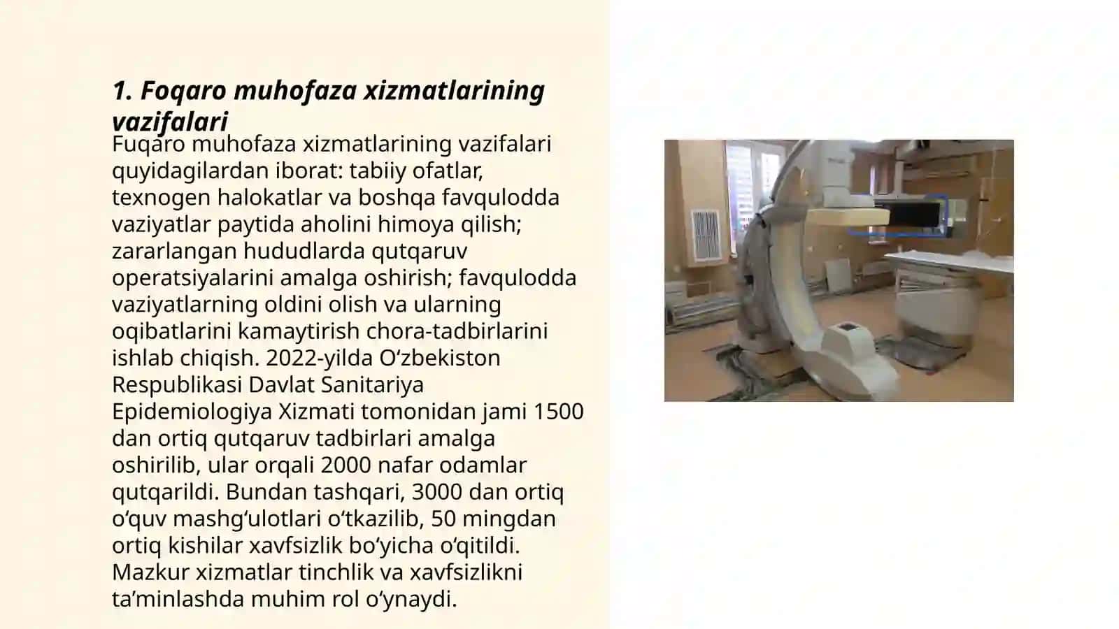 Fuqoro muhofazasi tibbiyot xizmati tuzilmalari 3