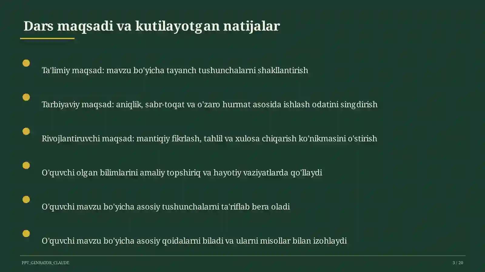 Fizik kattaliklar va ularni o'lchash (6-sinf) 3