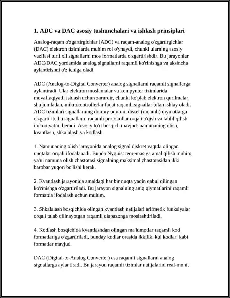 ADC/DAC ASOSIDA ANALOG SIGNALLARNI RAQAMLASHTIRISH 3