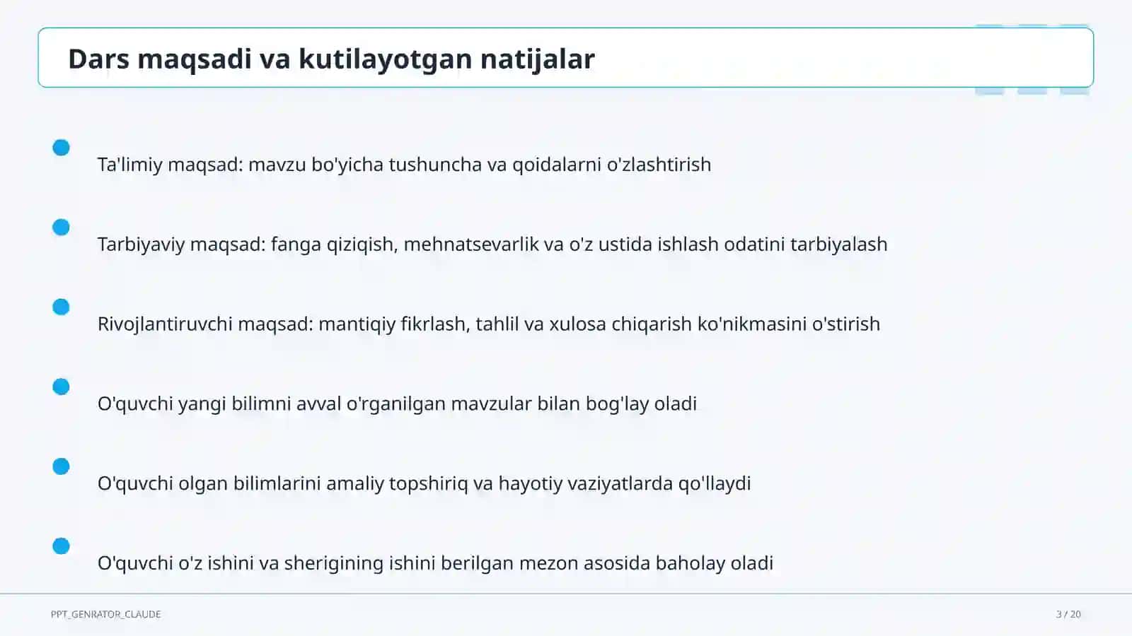 Algoritm tushunchasi va uning xossalari (6-sinf) 3