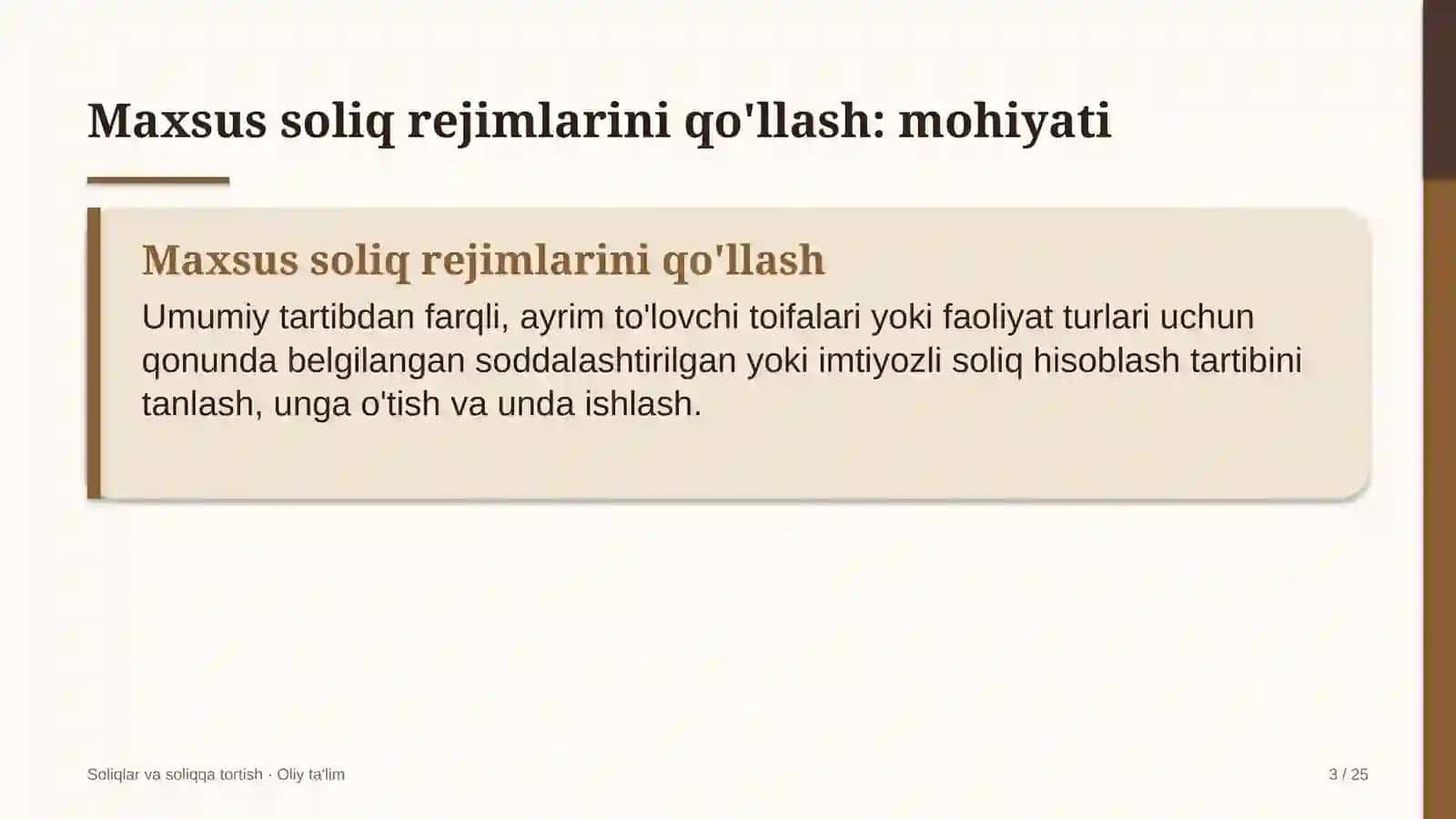 ziyorat turizmida maxsus soliq rejimlarini qo'llash 5240 3