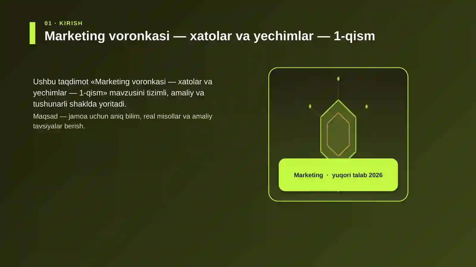 Marketing voronkasi - xatolar va yechimlar - 1-qism 3