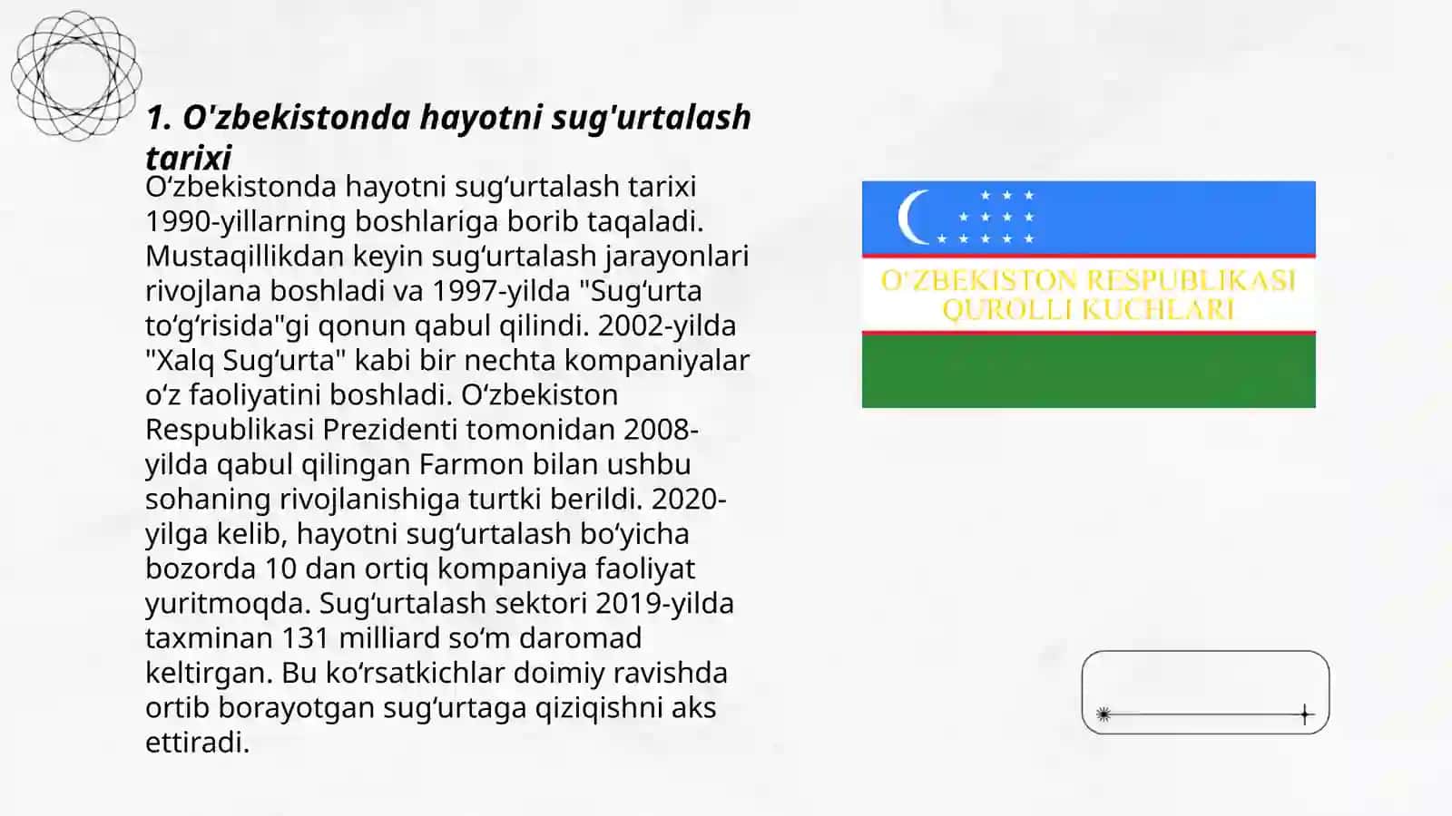 O'zbekistonda hayotni sug'urtalash tarixi 3