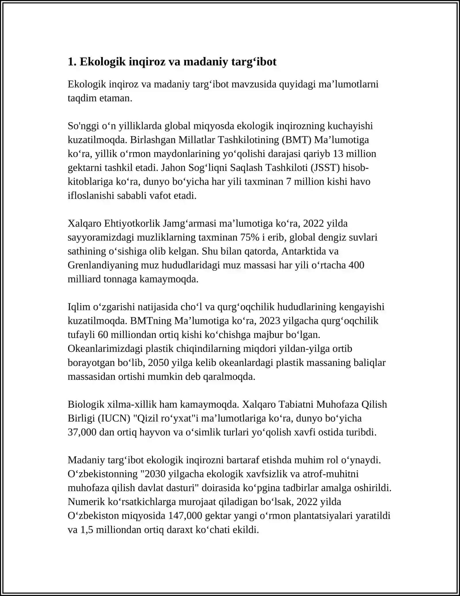 EKOLOGIK INQIROZNING MADANIYATDAGI AKSI 3