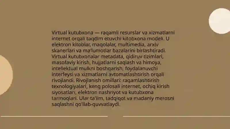 Virtual kutubxonalar 3