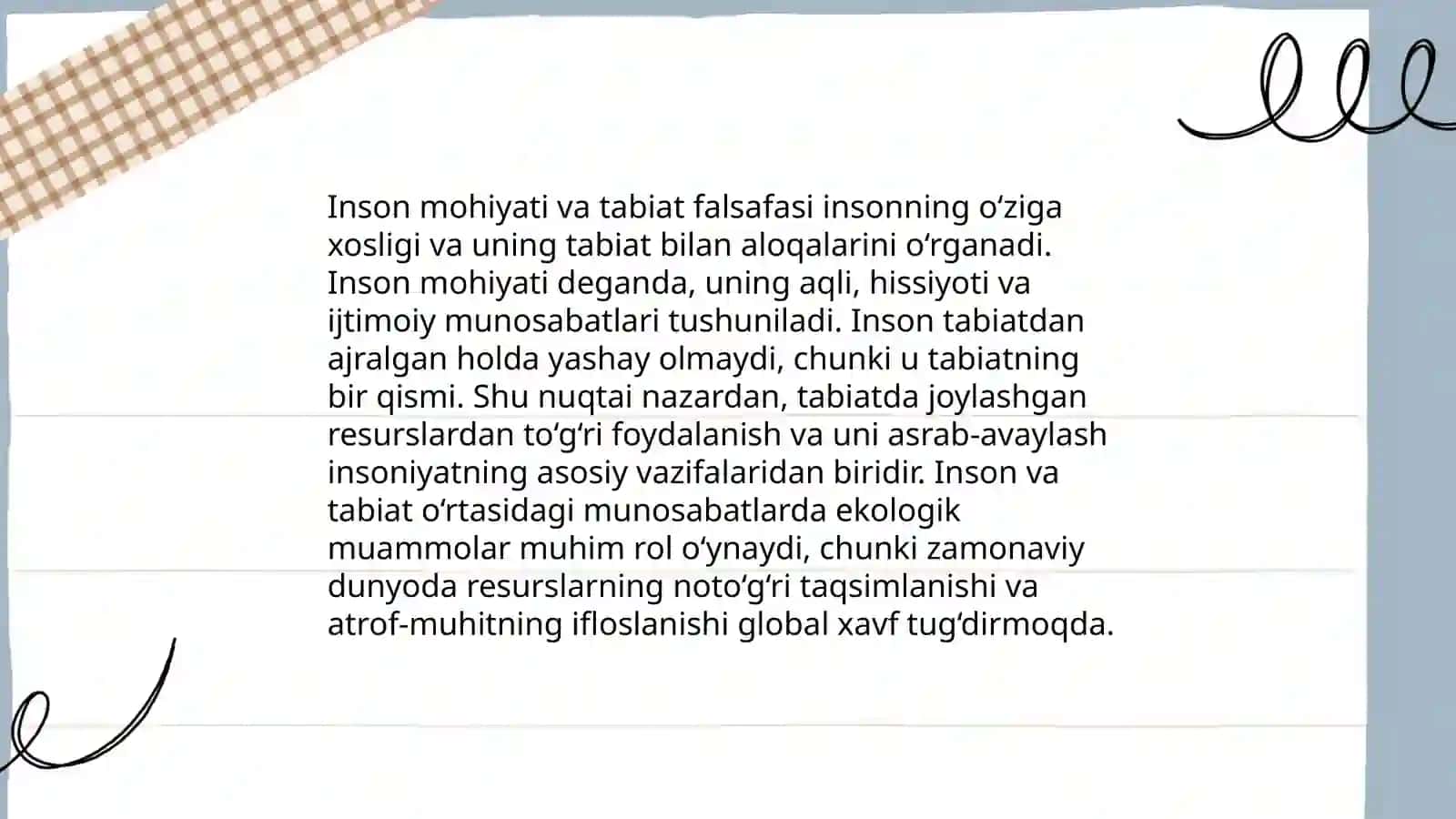 Inson falsafasi 3