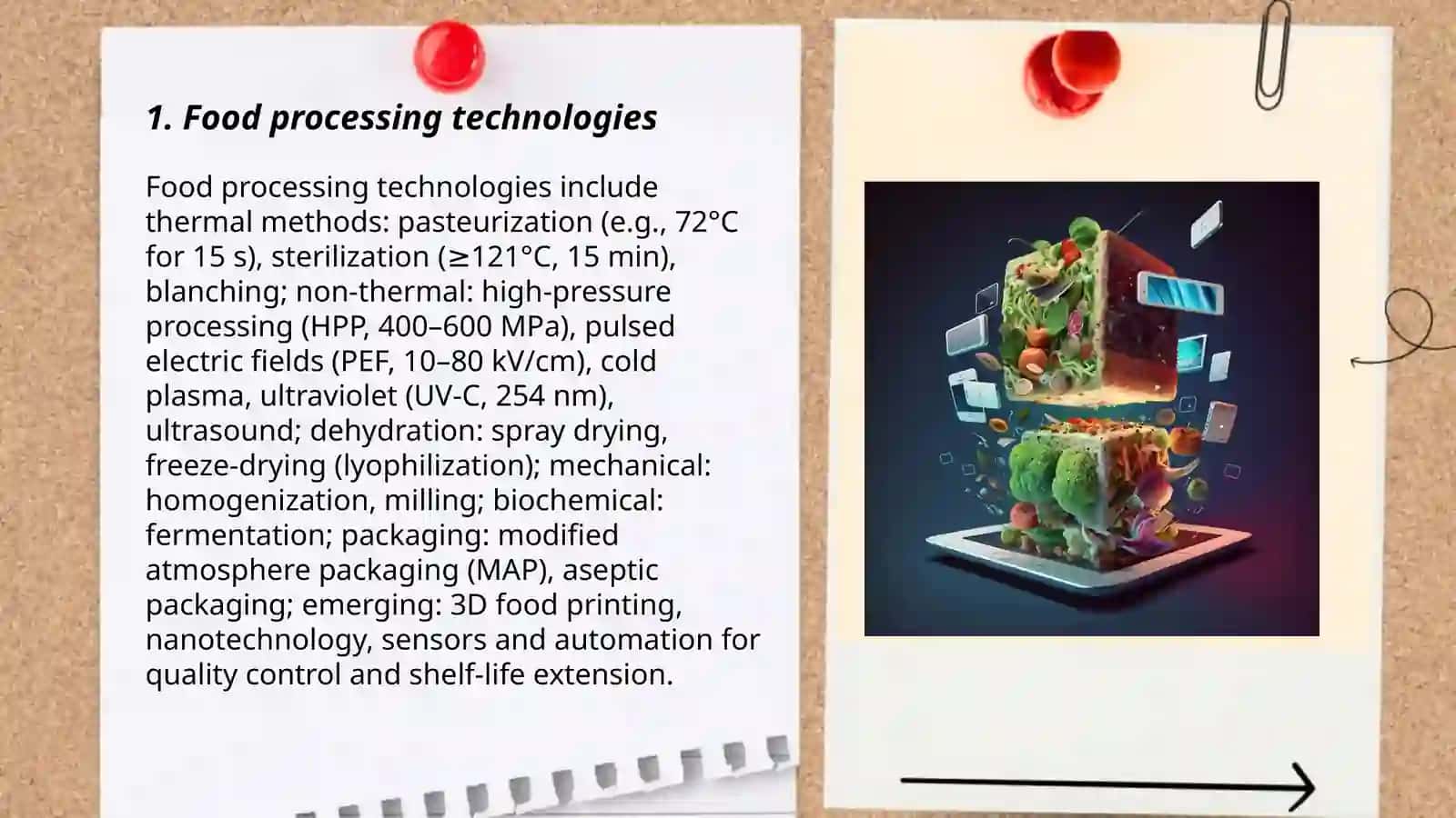 Food processing technologies 3
