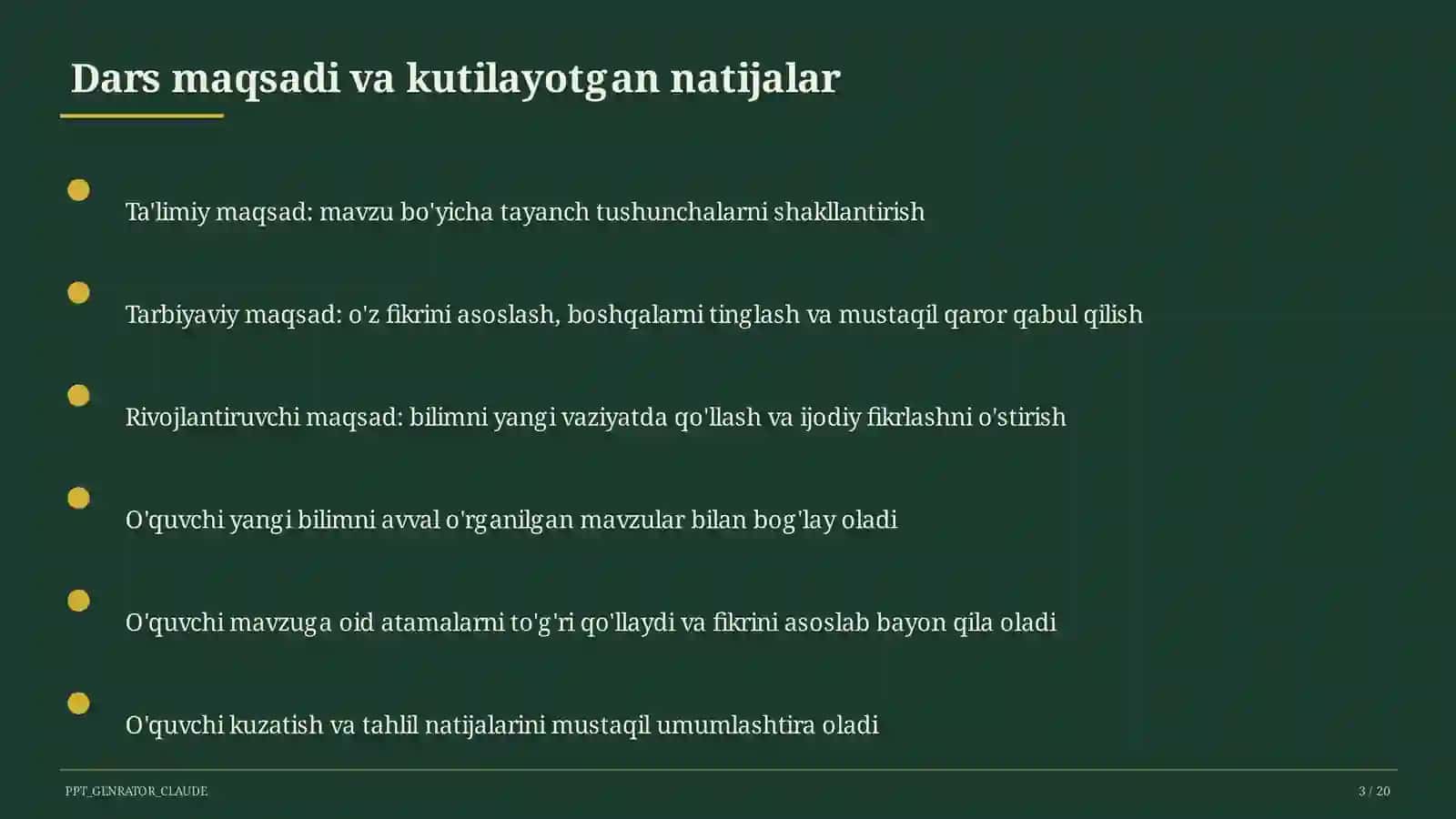 Dars materiallari tayyorlash 3