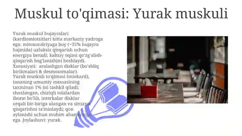 Yurak muskul to'qimasi 3