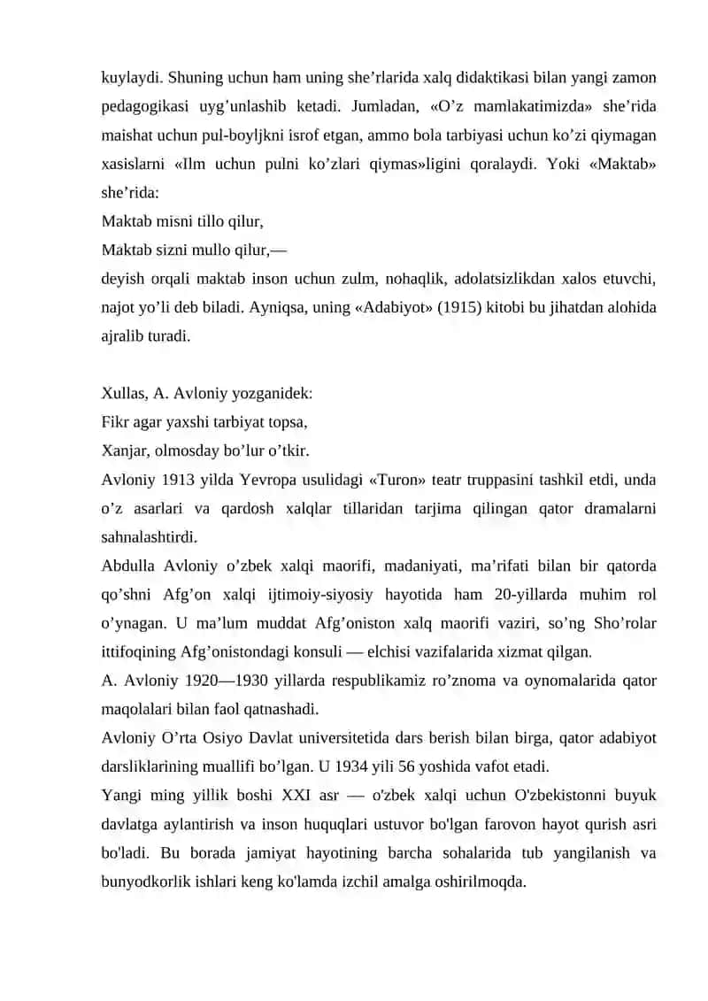ABDULLA AVLONIY DRAMMALARI 3