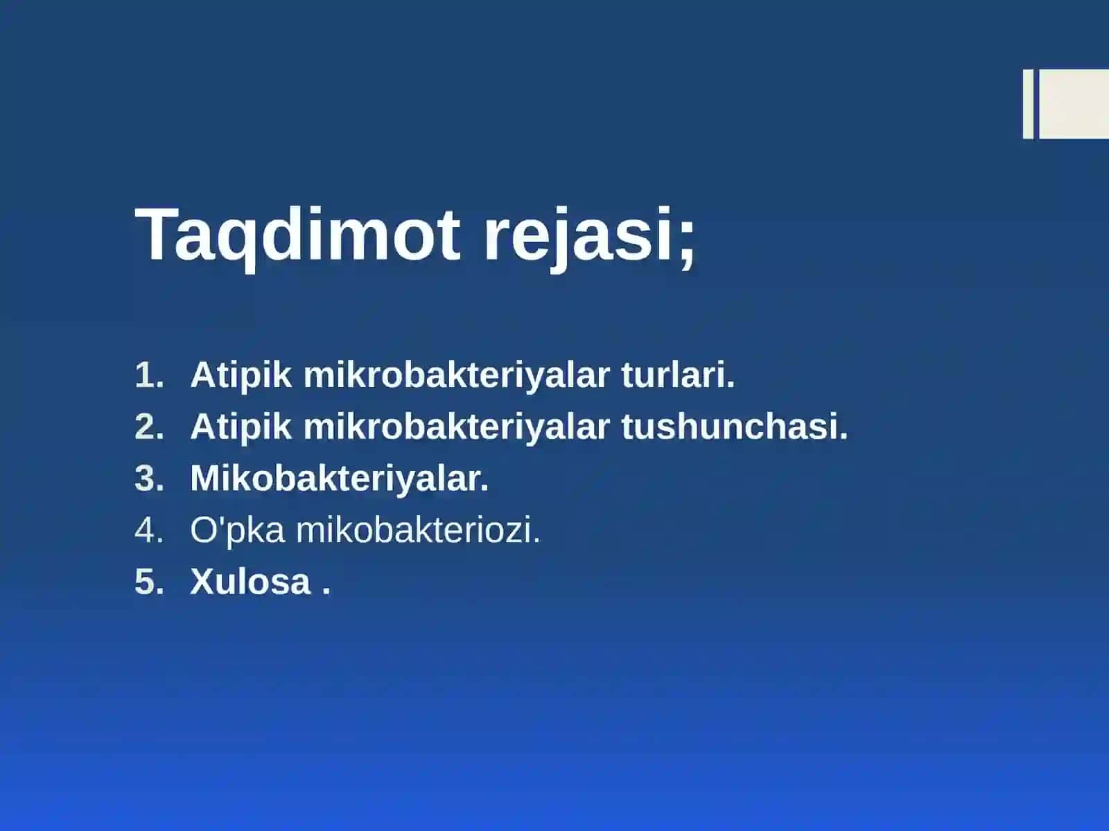 Atipik mikrobakteriyalar turlari 3