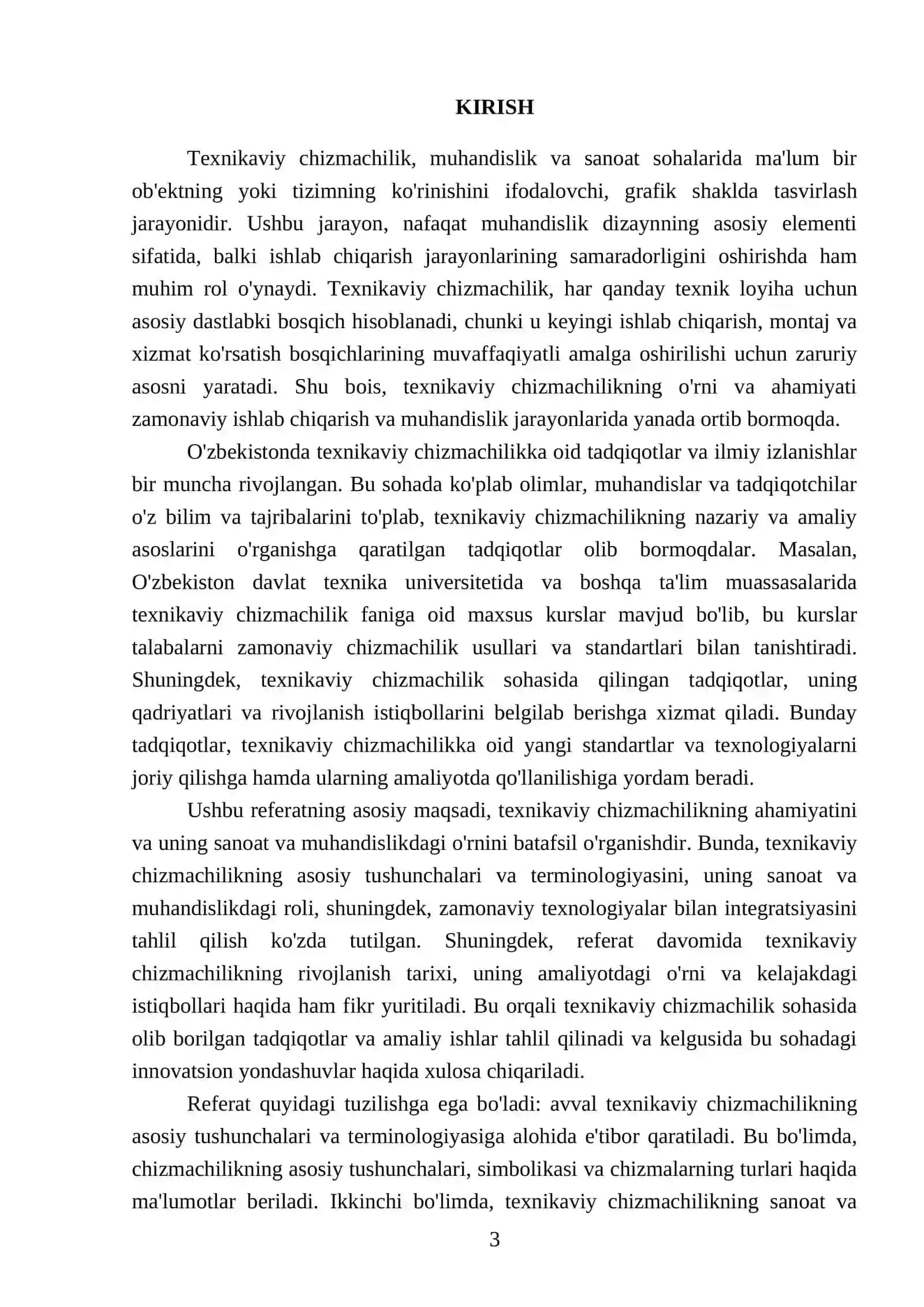 Texnikaviy chizmachilikning axamiyati 3