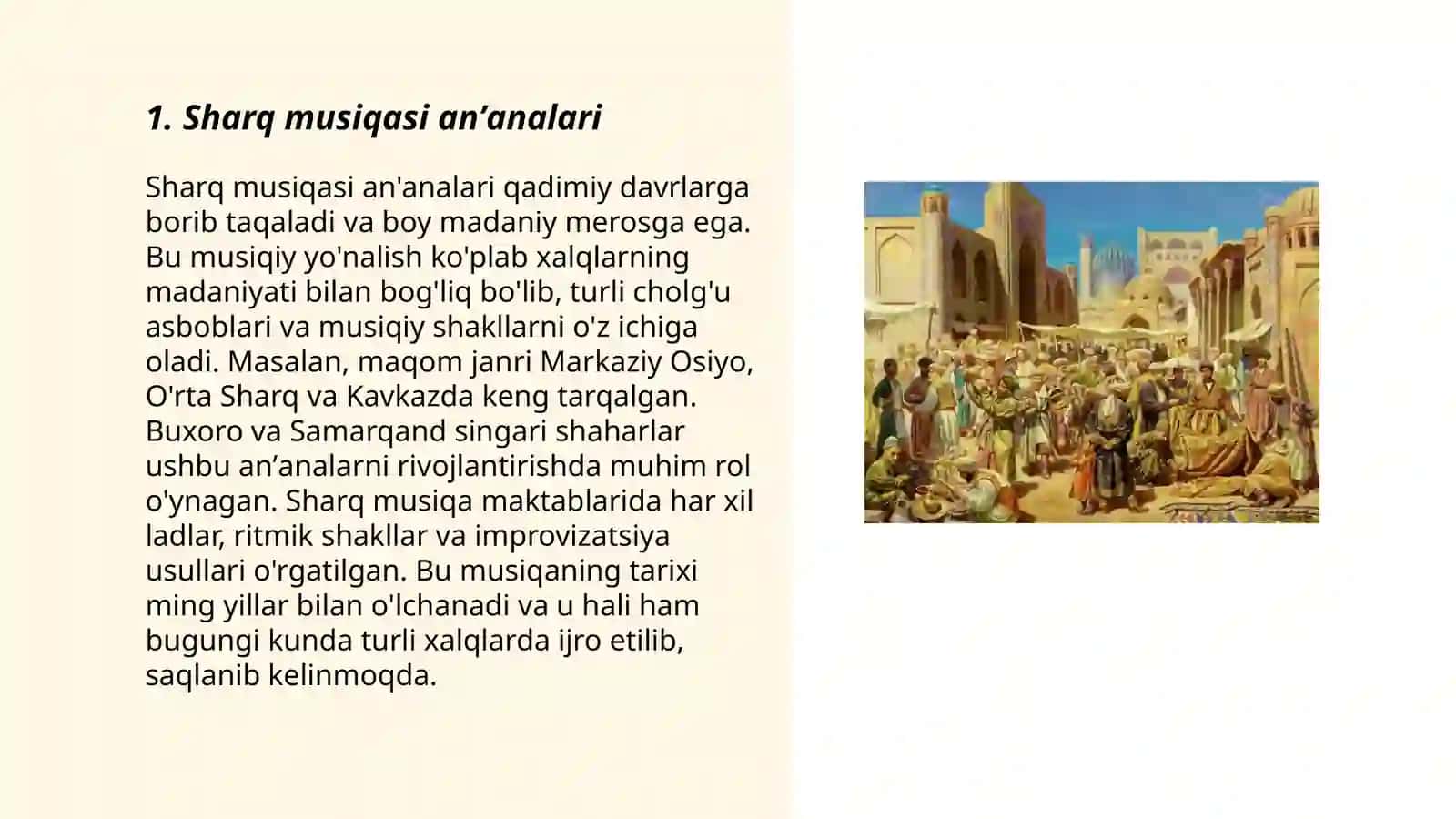 "Sharq taronalari" xalqaro musiqa festivali dunyo mumtoz musiqasining axborot manbasi sifatida 3