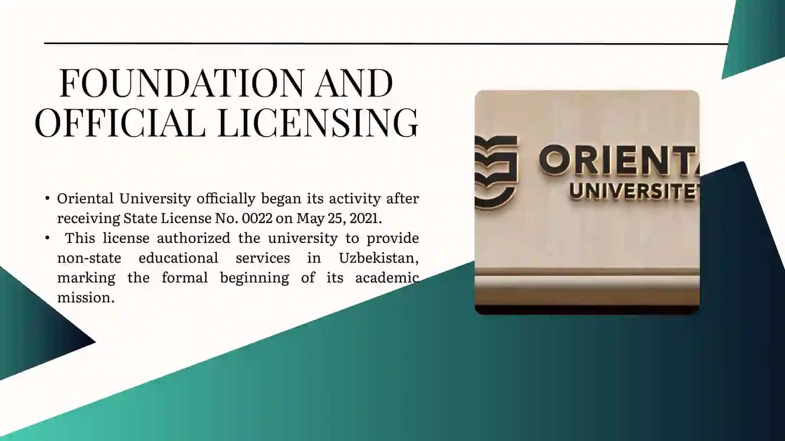ORIENTAL UNIVERSITY 3