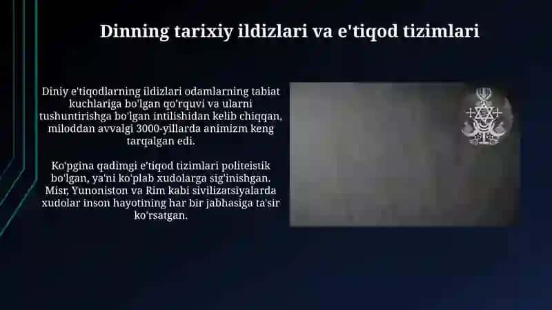 Din ijtimoiy madaniyat hodisa sifatidagi ahamyati 3