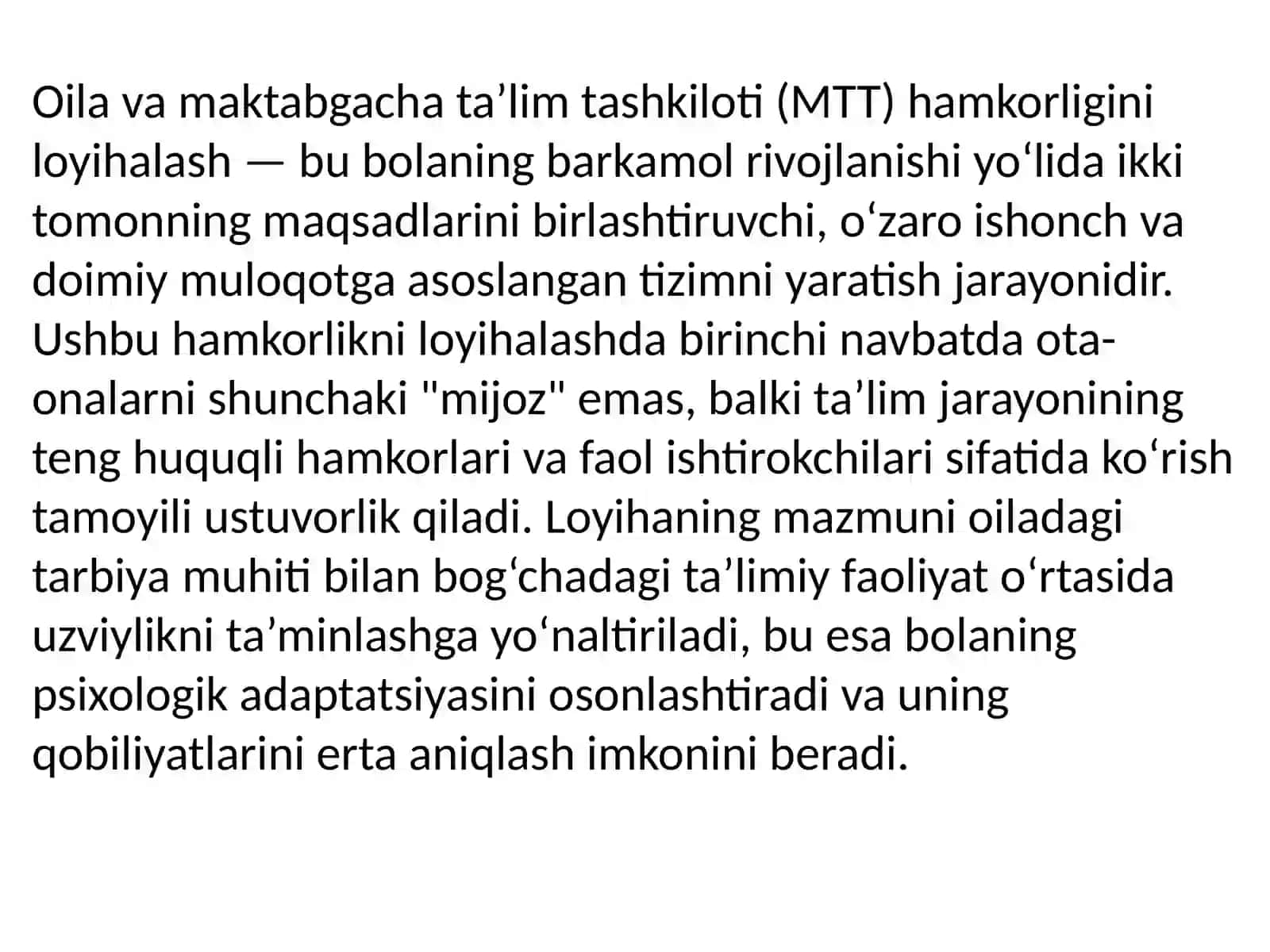Ta'lim sifatini loyihalashning asosiy vazifalari 3