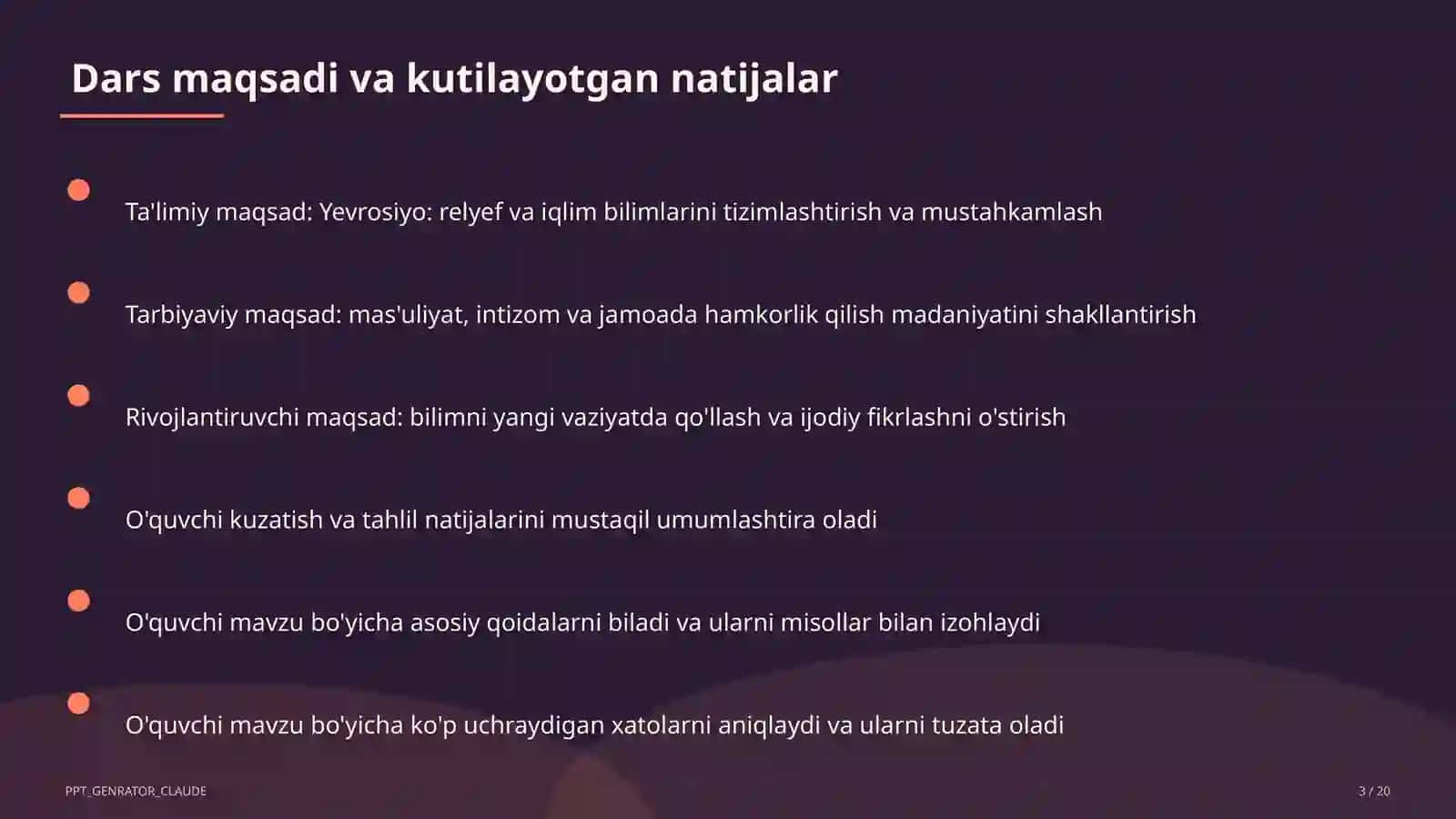 Yevrosiyo: relyef va iqlim (7-sinf) 3