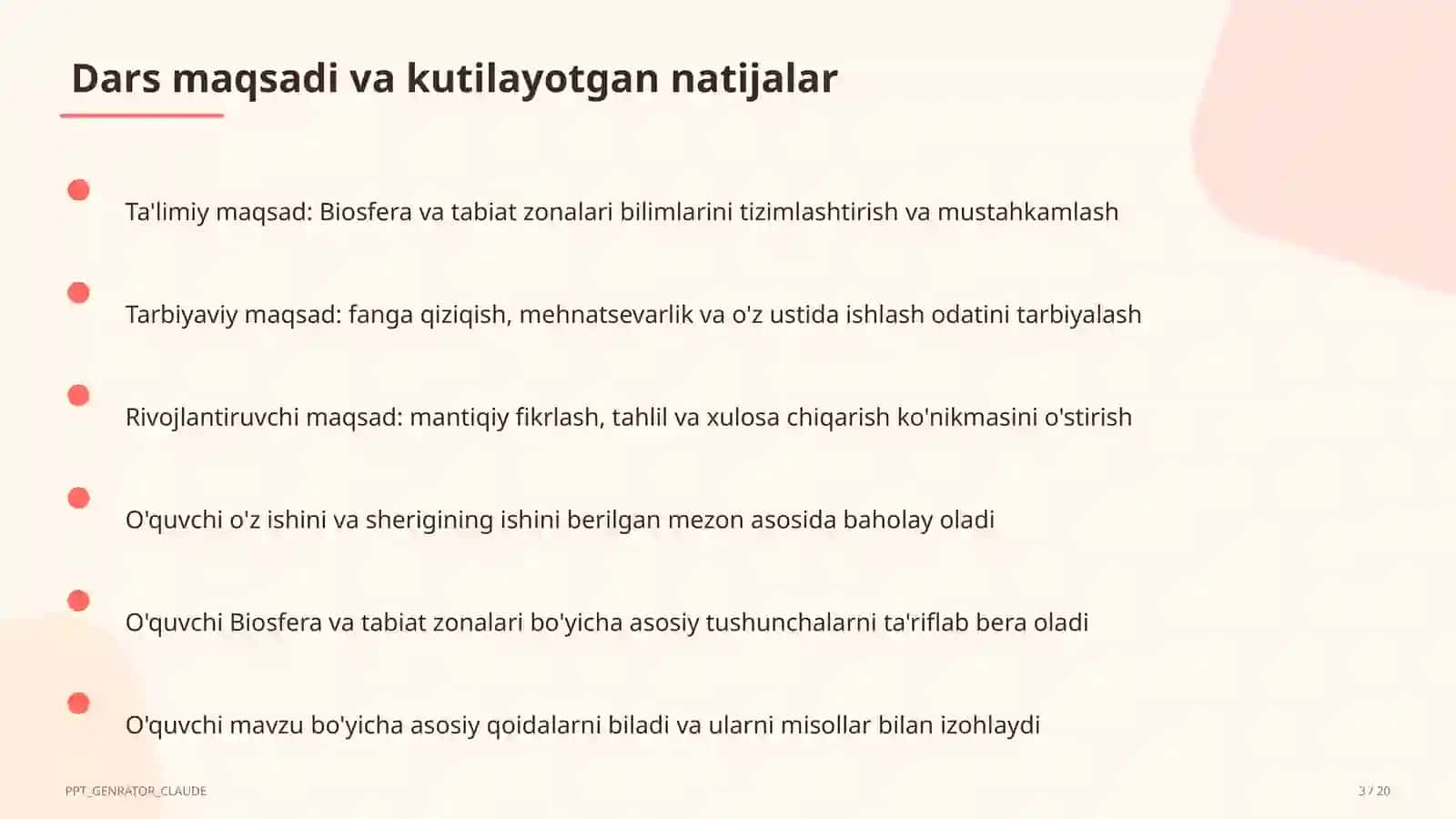 Biosfera va tabiat zonalari (6-sinf) 3