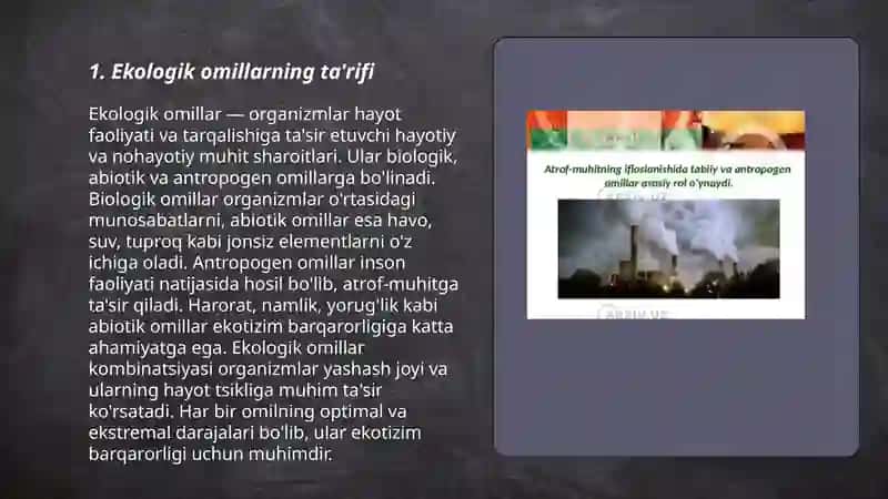 Ekologik omillar 3