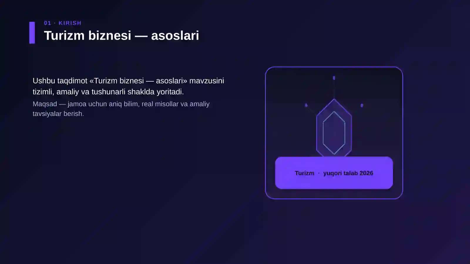 Turizm biznesi — asoslari 3