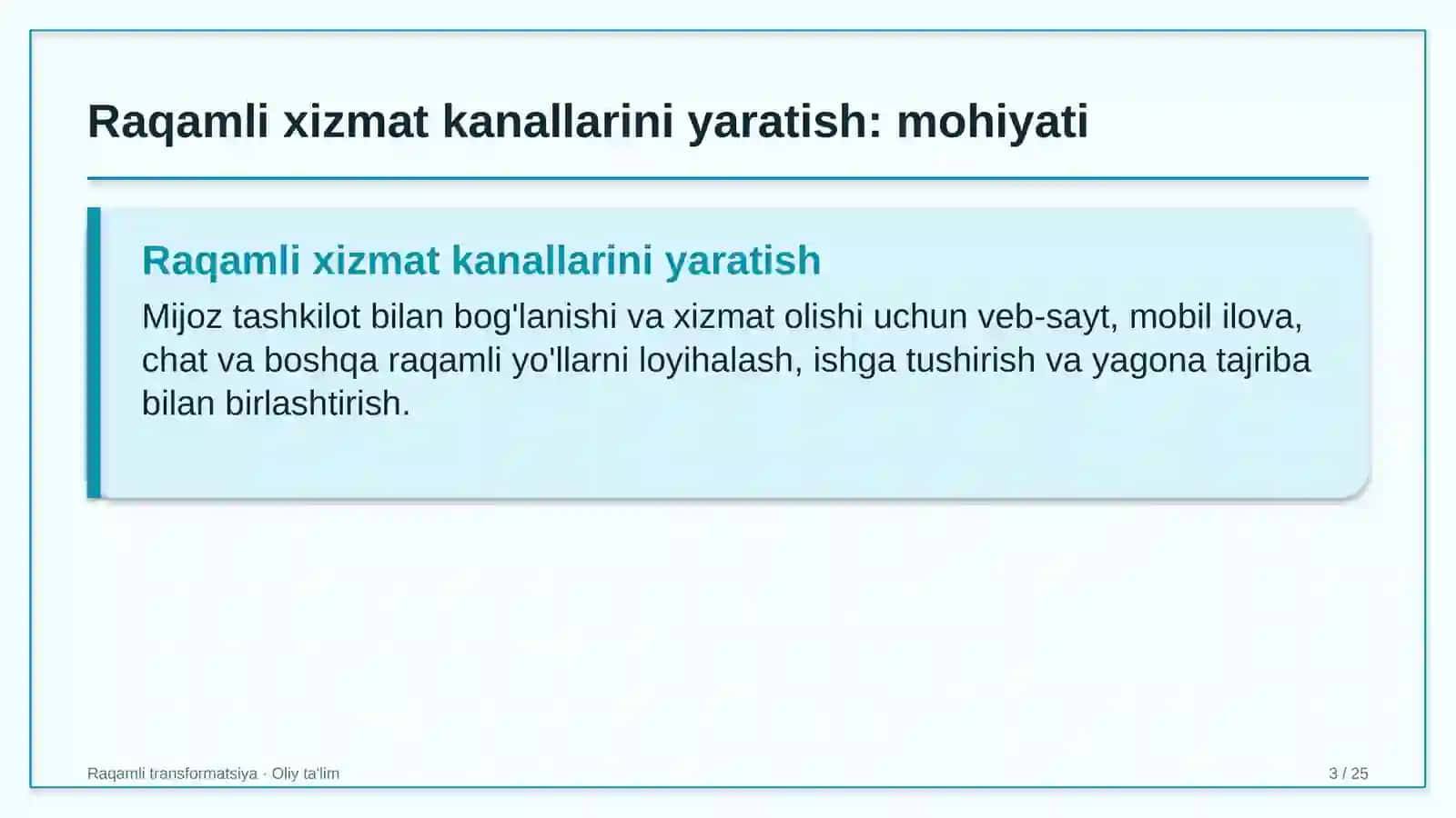 Yong'in xavfsizligi xizmatida mijozlar uchun raqamli xizmat kanallarini yaratish 3
