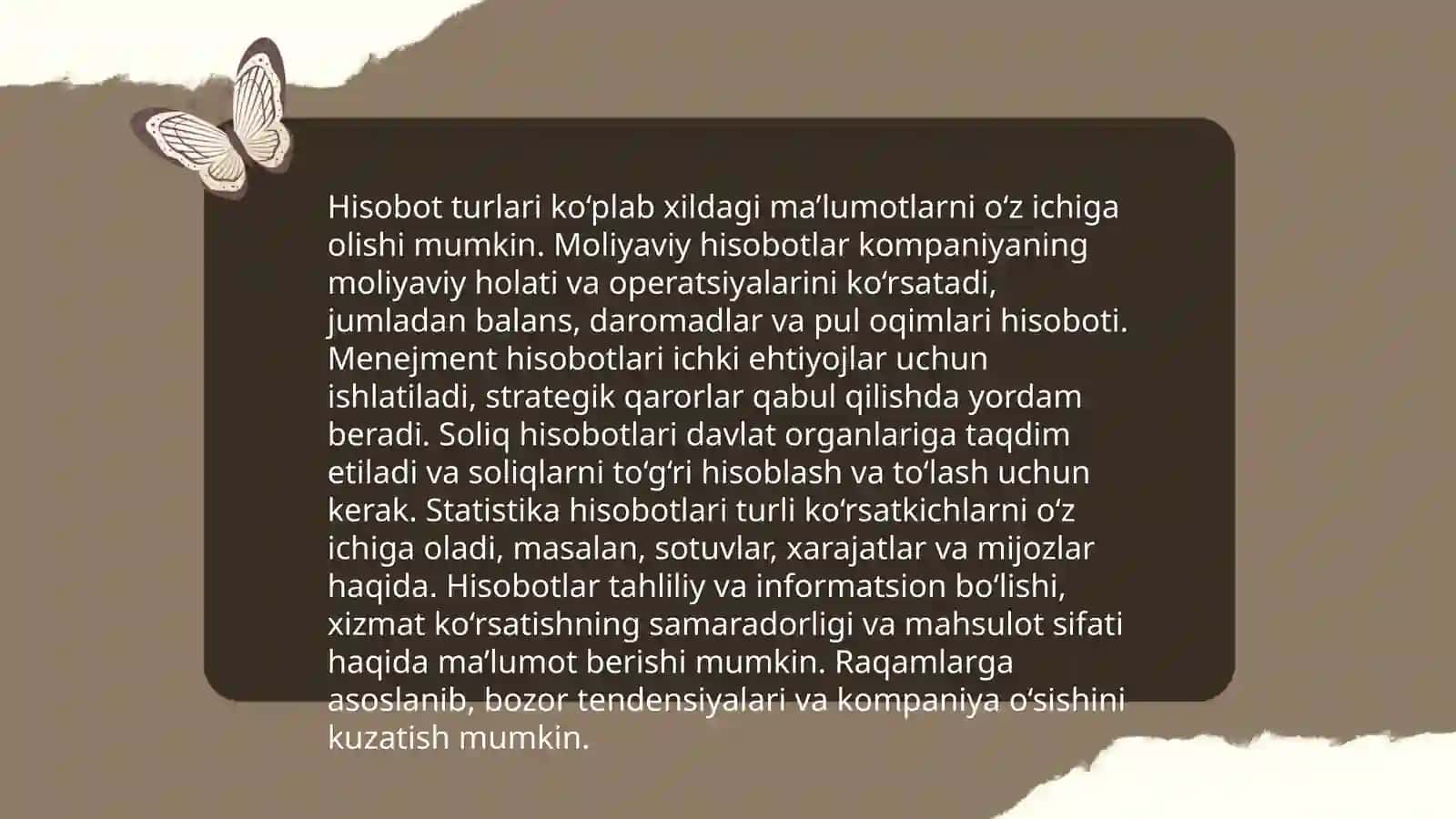 Hisobot 3