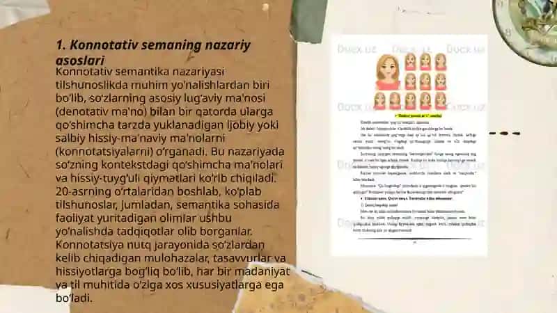 Konnotativ sema. Emotsional ekspressiv boʻyoqdorlik, uslubiy maʼno 3