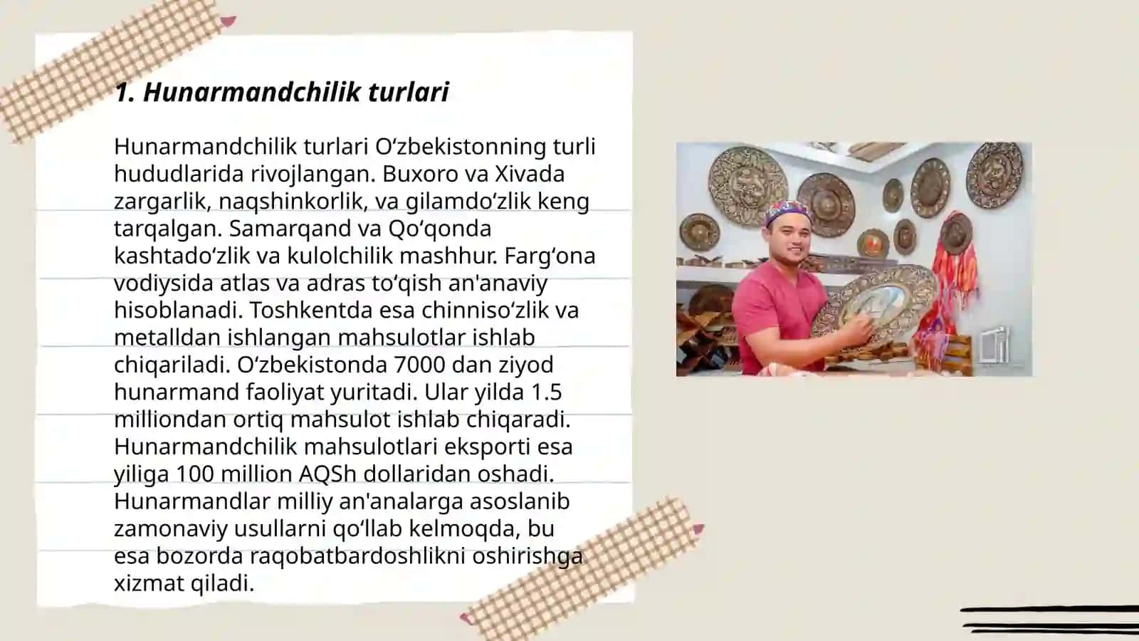 Hunarmandchilik 3